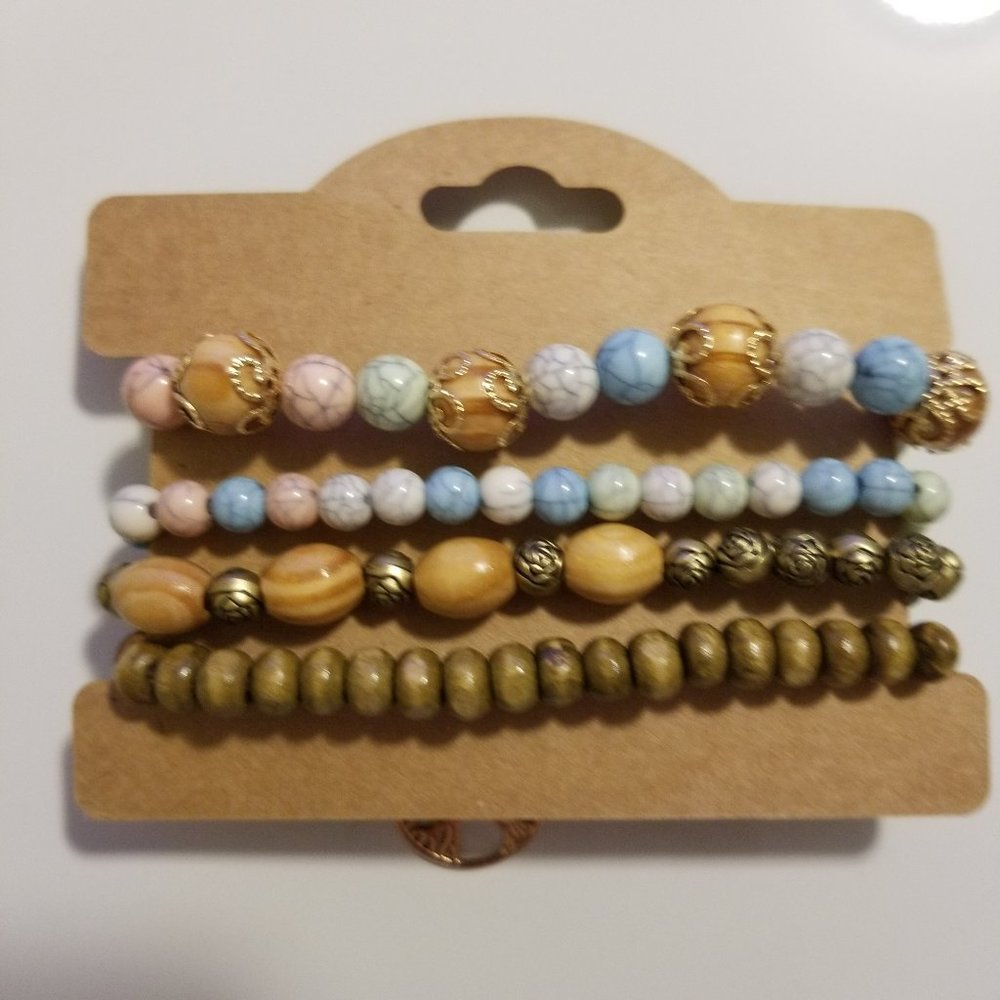 Tree of Life Boho STACKING BRACELETS - Picture 2 of 3